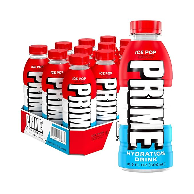 PRIME Hydration ICE POP | Sports Drinks | Electrolyte Enhanced for Ultimate Hydration | 250mg BCA... | Amazon (US)