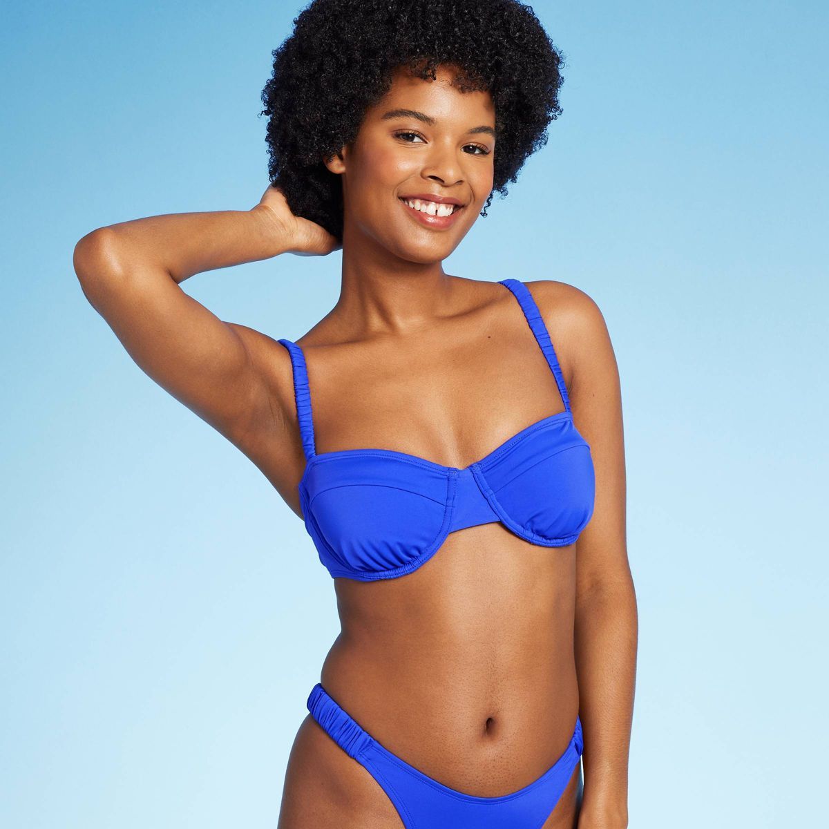 Women's Scrunchie Strap Underwire Bikini Top - Wild Fable™ | Target