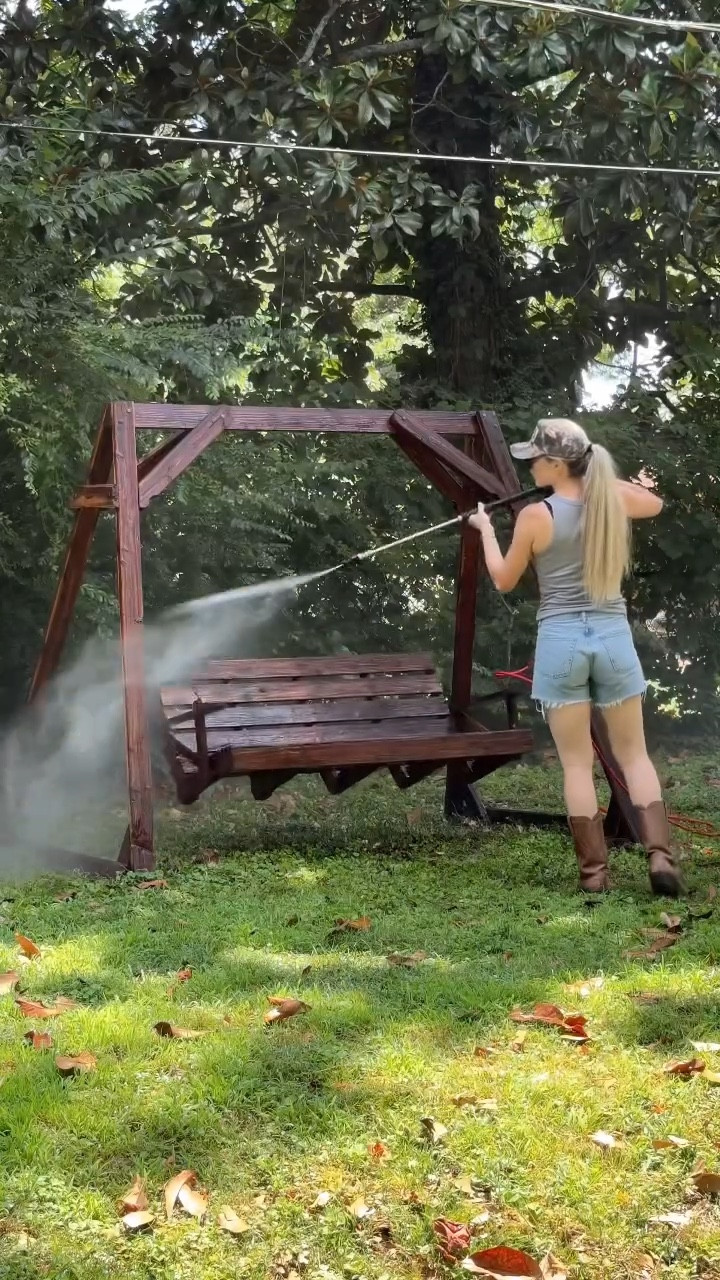 Who knew a little swing could bring so much joy? This shady corner has become my favorite quiet place ✨



#LTKSeasonal #LTKHome