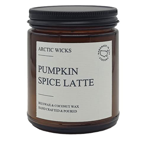 Arctic Wicks Pumpkin Spice Latte Candles | Handcrafted Natural Coconut & Beeswax Collection 7.2oz... | Amazon (US)