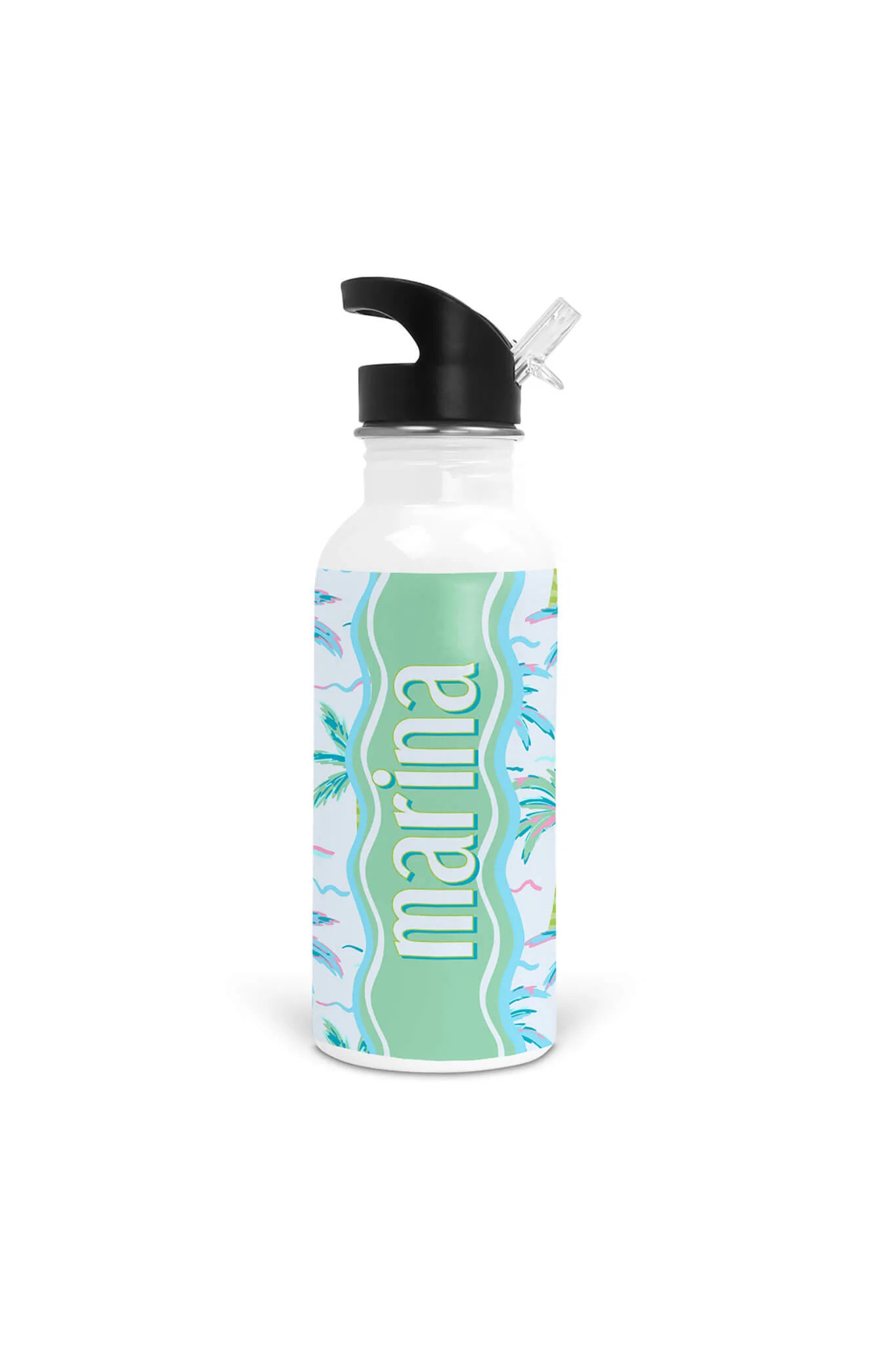 Blue Lagoon Personalized Kids Water Bottle | Caden Lane