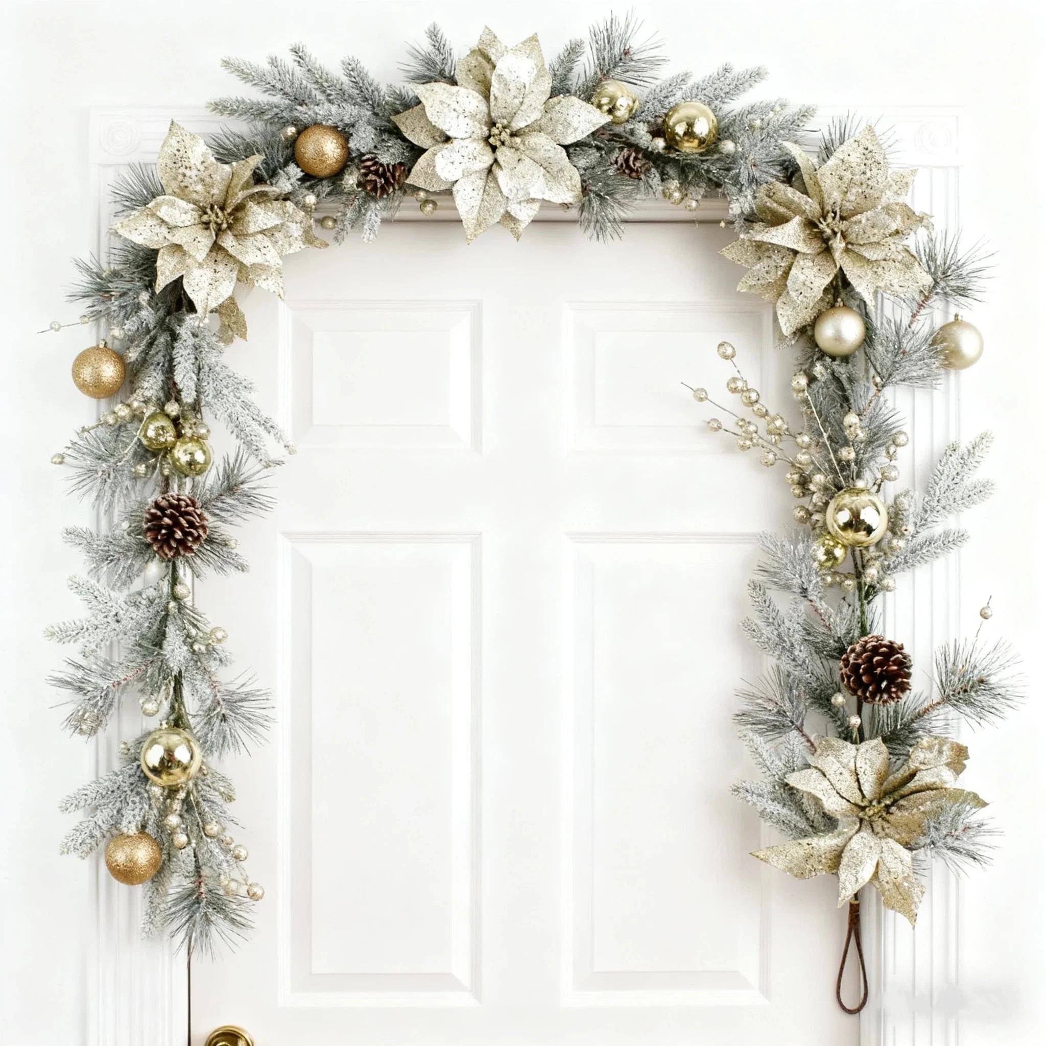 KABB 6ft Christmas Garland for Mantle,  Stairs, Windows Party Decorations，Christmas Wreath Chri... | Walmart (US)