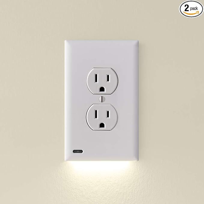 2 Pack - SnapPower GuideLight 2 [For Duplex Outlets] - Replaces Plug-In Night Light - Electrical ... | Amazon (US)