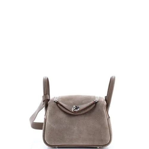 Pre-Owned Hermes Lindy Bag Grizzly and Swift Mini in Grey at Nordstrom, Size X-Small | Nordstrom