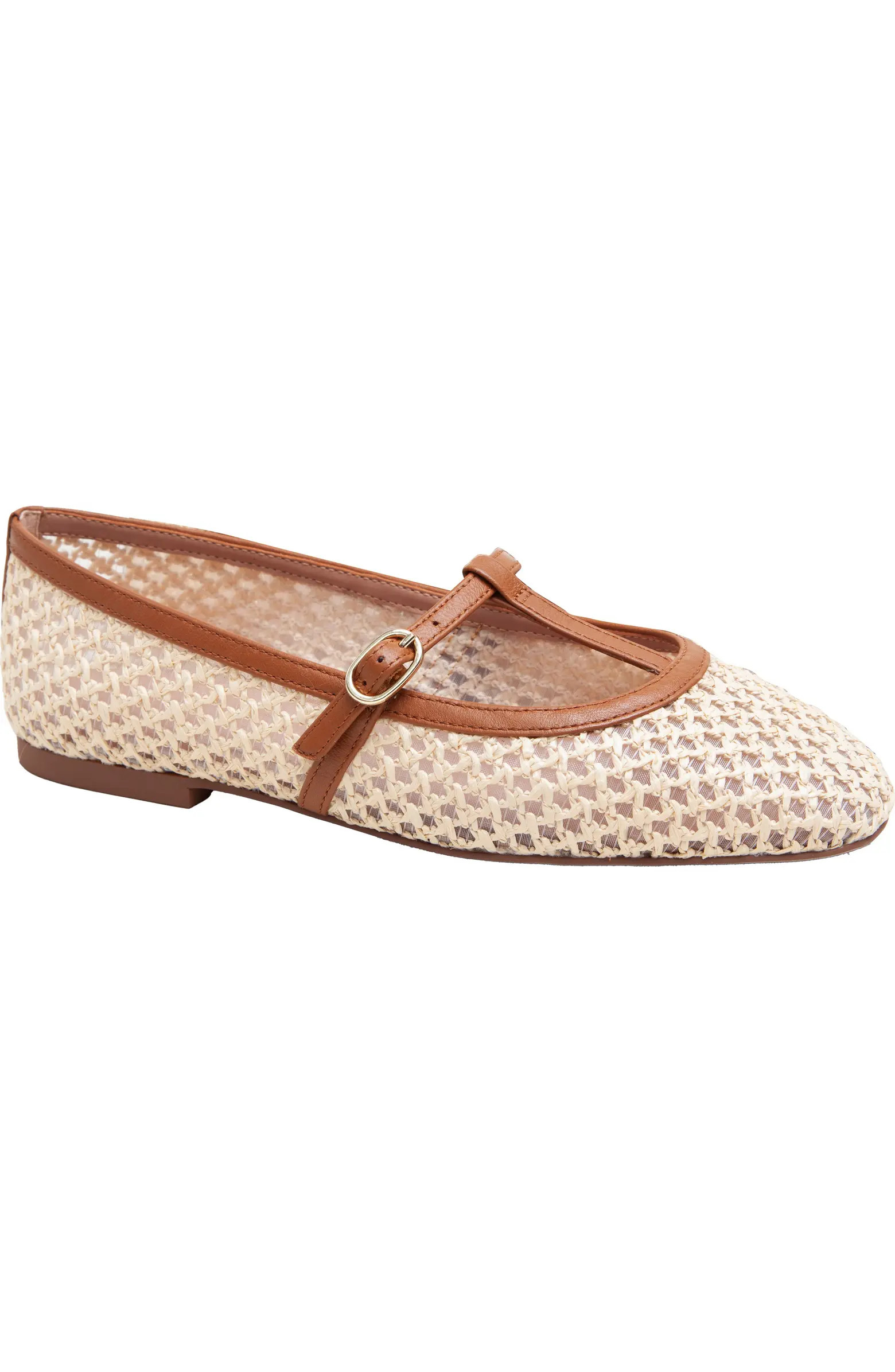 Linea Paolo Monet T-Strap Flat (Women) | Nordstrom | Nordstrom