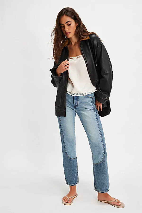 Levi's 501 90s Western Chaps Jeans | Free People (Global - UK&FR Excluded)