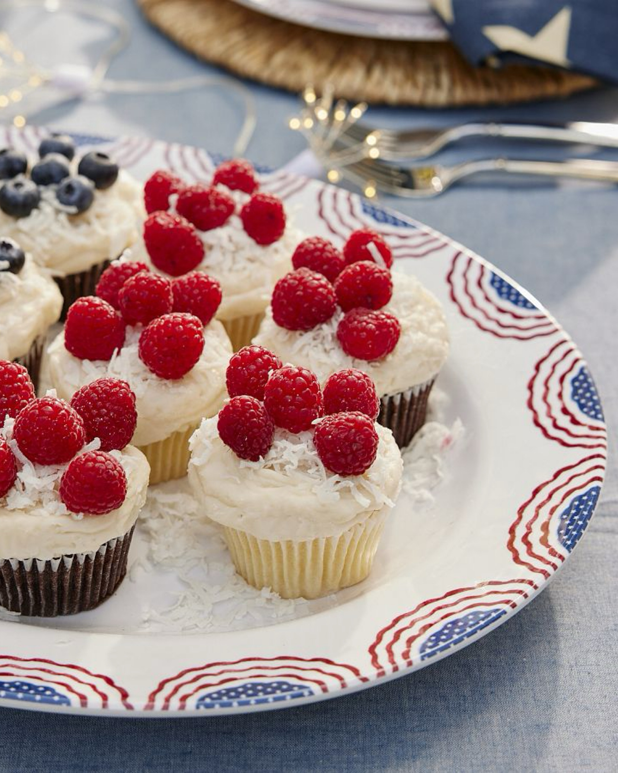 Cabana Americana Outdoor Melamine Oval Platter. This beautiful platter features red, white, and blue bunting pattern print that matches a patriotic summer celebration. Crafted of shatter-proof melamine so it’s perfect to use outside by the pool or outside when the fireworks start.

#LTKSeasonal #LTKHome #LTKParties