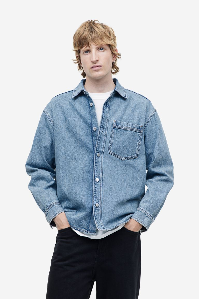 Regular Fit Denim overshirt | H&M (UK, MY, IN, SG, PH, TW, HK)
