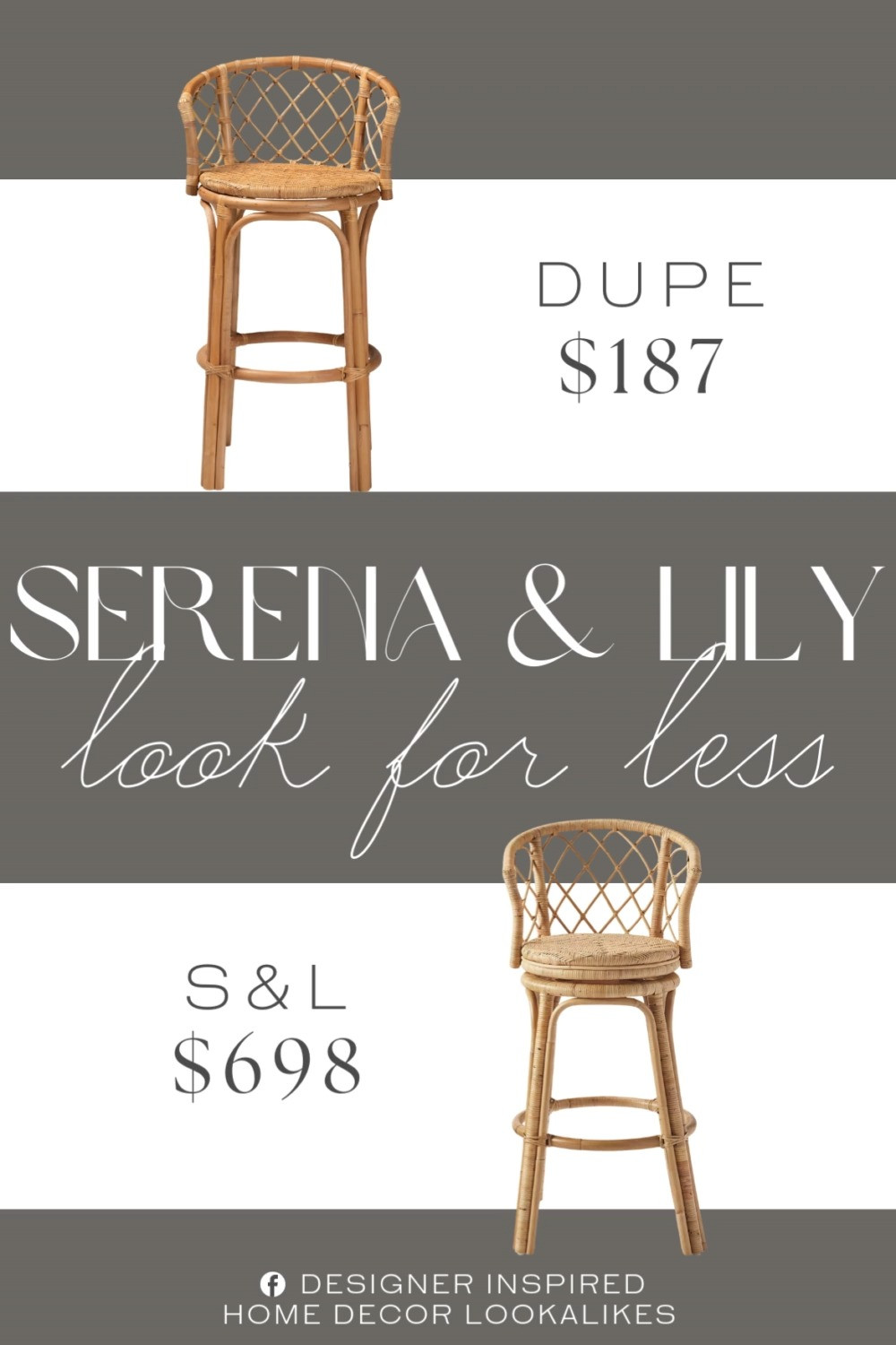 Inspired by Serena & Lily Bar Stool. Natural Rattan Counter Stool. Woven Rattan Bar Chair. Wicker Bar Stool. Rattan Kitchen Seating. Boho Bar Stool. Stylish Kitchen Seating. Kitchen Island Bar Stool. Farmhouse Rattan Stool.      

Home more affordable option find copy cat similar look for less budget friendly affordable cheap cheaper beautiful pretty. Clearance sale coupon code discount code promo code luxury lookalike look a like Inspo inspiration inspired by idea ideas Love like these? I share multiple every day in my FB group.
#serenaandlilyinspired #barstool #kitchendecor #rattanstool #wickerfurniture #wovenstool #kitchenseating #kitcheninspo #furniturefinds 

 #LTKHome