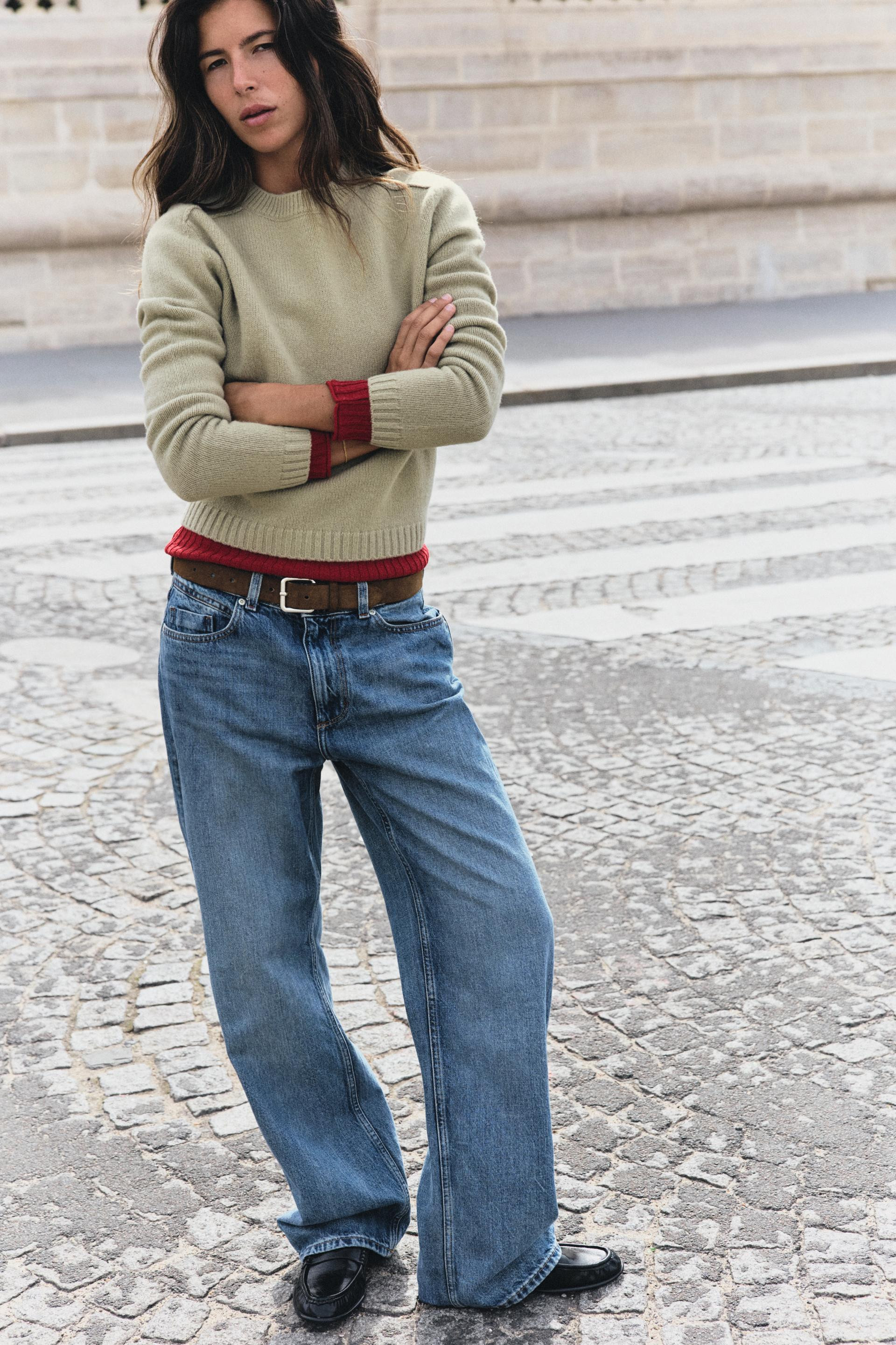 100% WOOL SOLID JUMPER | Zara US