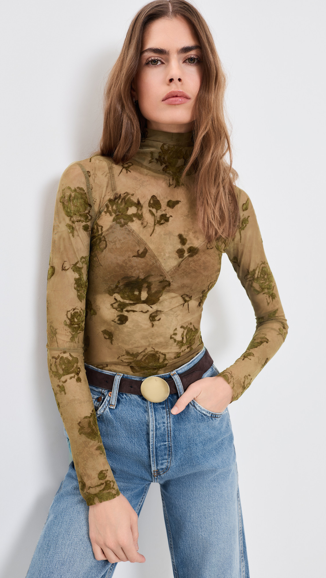 NIA Ophelia Top Olive S | Shopbop