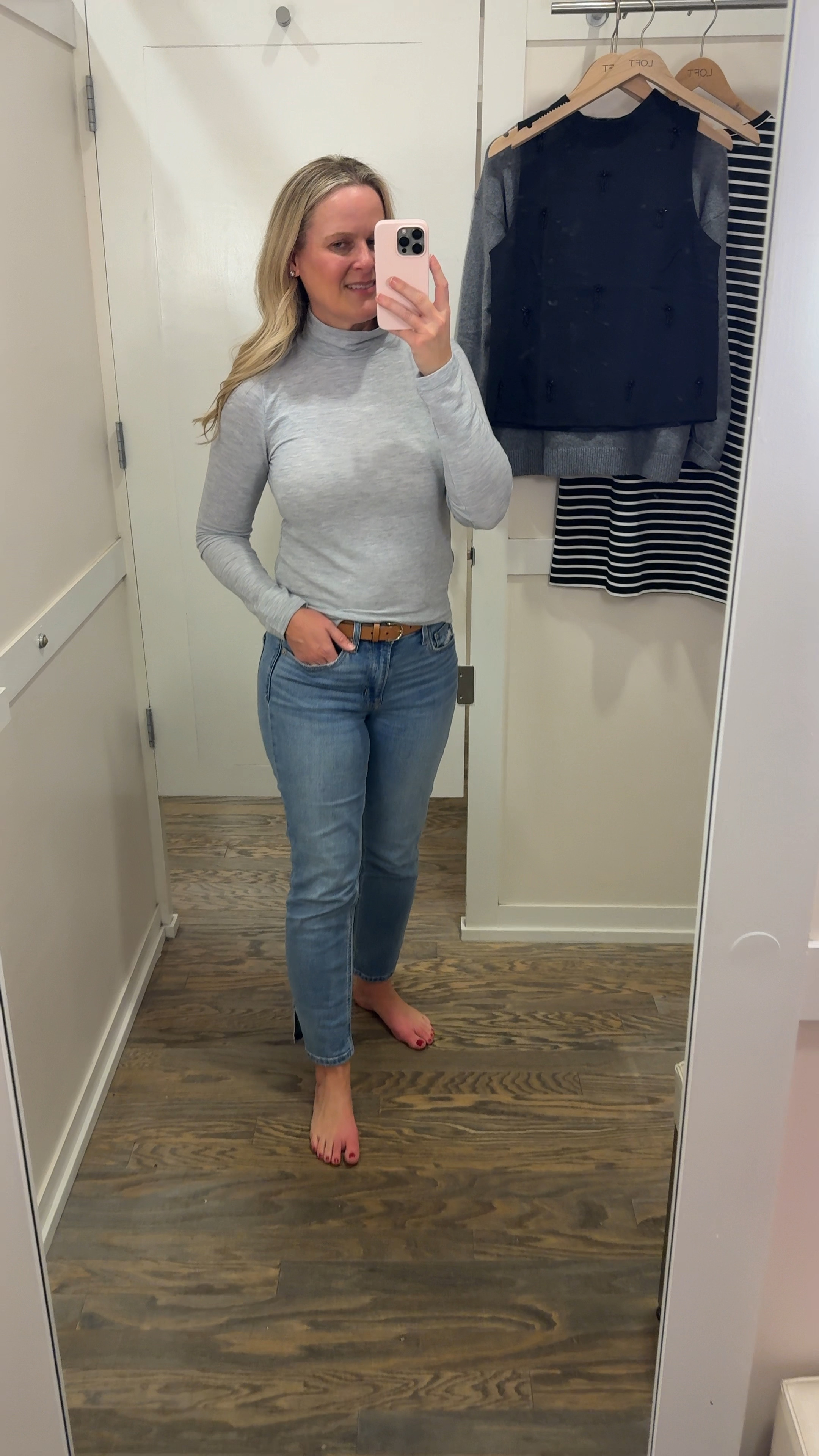 Every closet needs a good basic and this gray turtleneck is Percy for now and spring! I’d also layer this under sweaters and button downs!

Casual outfits, turtlenecks, gray turtleneck, tissue turtleneck, grey turtleneck, weekend outfits, preppy outfits, jean outfits, Loft 

#LTKFindsUnder50 #LTKSaleAlert #LTKStyleTip