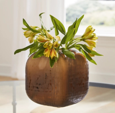 Capard Indoor/Outdoor Vase, Brown | Ashley Homestore