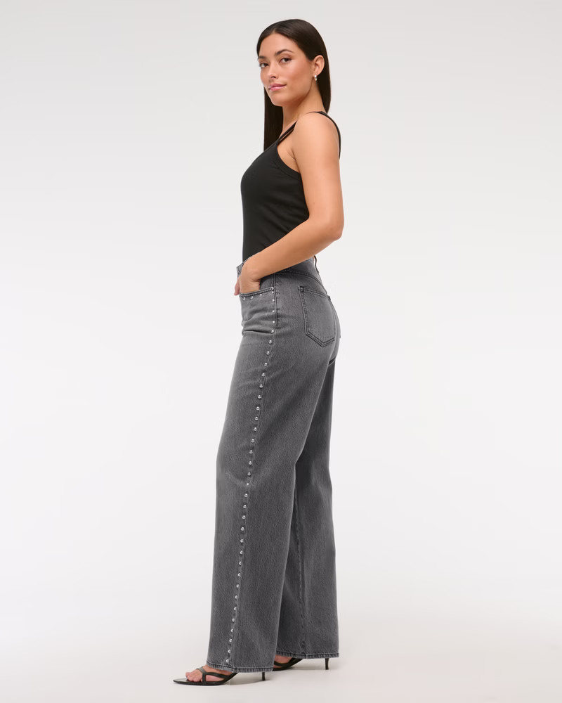 Curve Love High Rise Loose Jean | Abercrombie & Fitch (US)