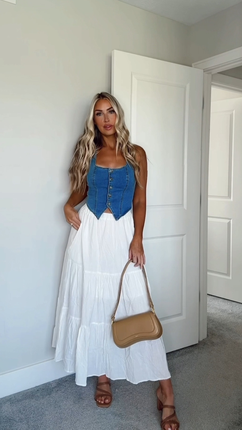 Easy summer outfit ☀️ wearing a size S in the top & M in the skirt 

#LTKFindsUnder100 #LTKFindsUnder50 #LTKStyleTip