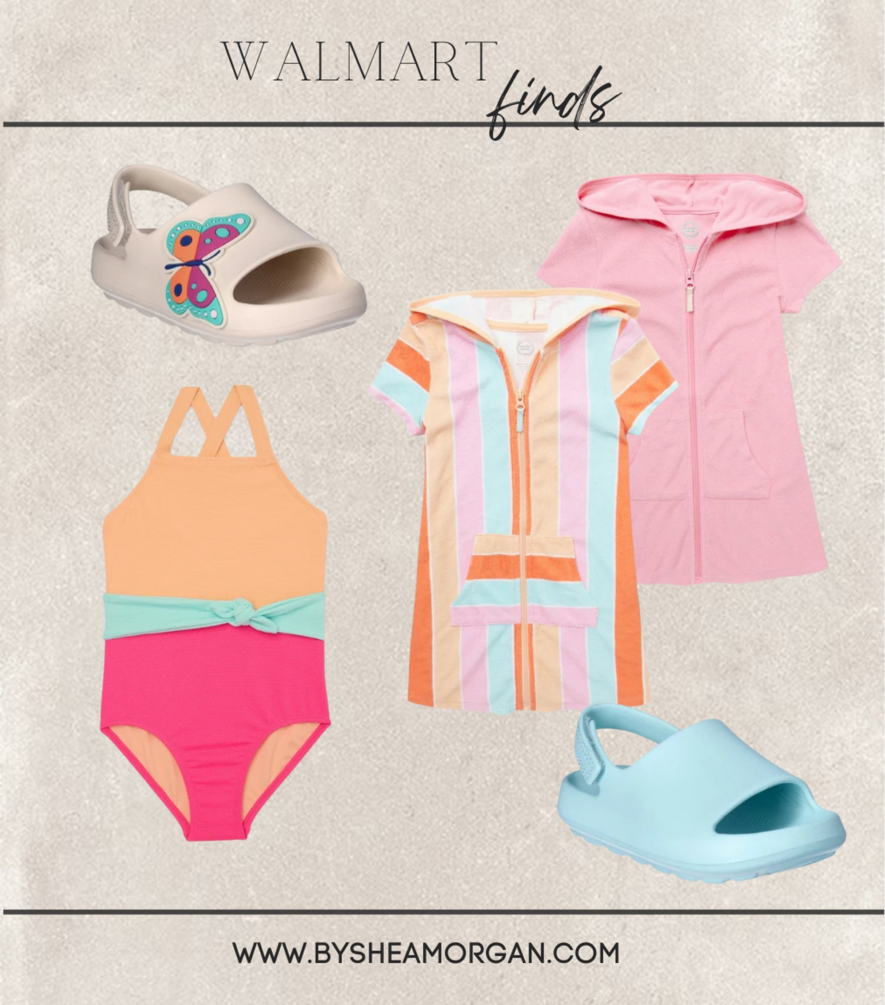 Get spring break ready with the adorable finds from Walmart. Little girls swimsuit. 


#LTKkids