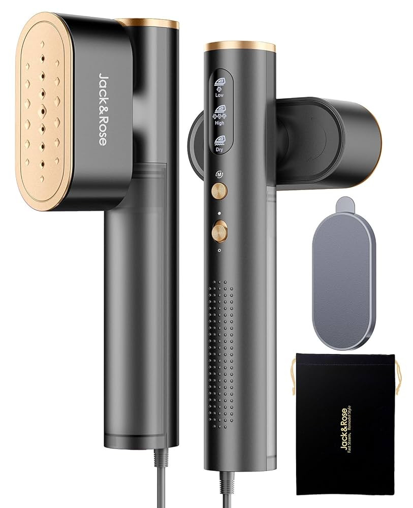 Jack ＆ Rose Travel Steamer for Clothes,100-220V Portable Iron,15s Heat Up,Steamer ＆ Iron 2 In... | Amazon (US)