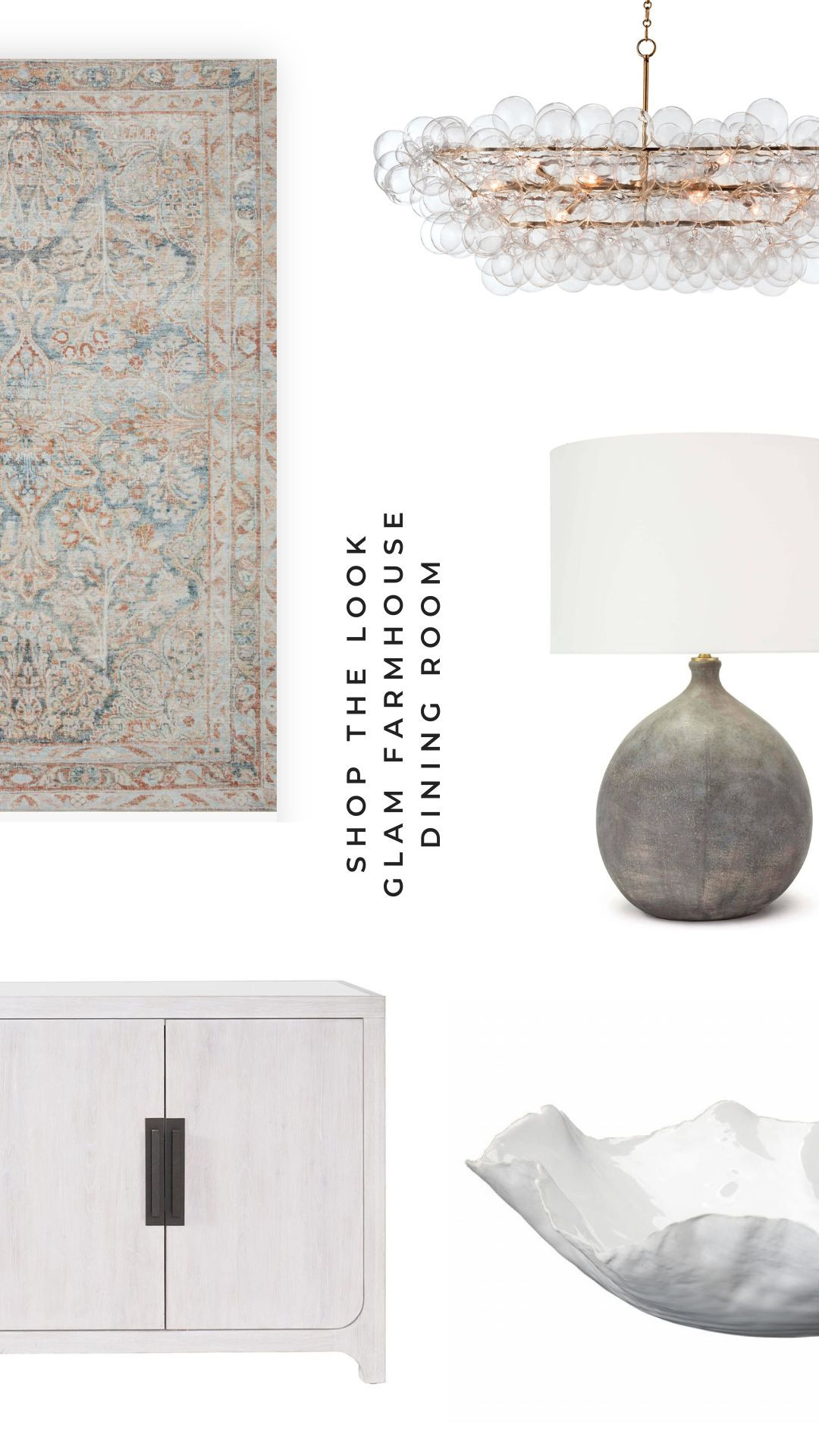 This dining room blends laid-back charm with modern glam—warm wood tones, soft neutral layers, and sculptural lighting that makes a quiet statement. It’s comfy enough for family dinners, and chic enough for hosting. Style and soul, all in one.

#diningroomdecor #modernfarmhouse #glamstyle #entertaininginspo #neutraldecor #designwithintention #LTKhome 

 #LTKHome #LTKFindsUnder100