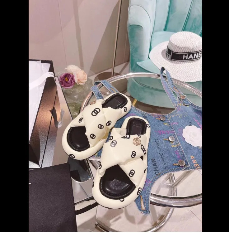 Women Summer Slippers Slide Sandals Bench Shoes Stylish Casual Thick Bottom Comfortable Genuine L... | DHGate