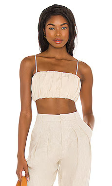 Song of Style James Crop Top in Khaki from Revolve.com | Revolve Clothing (Global)
