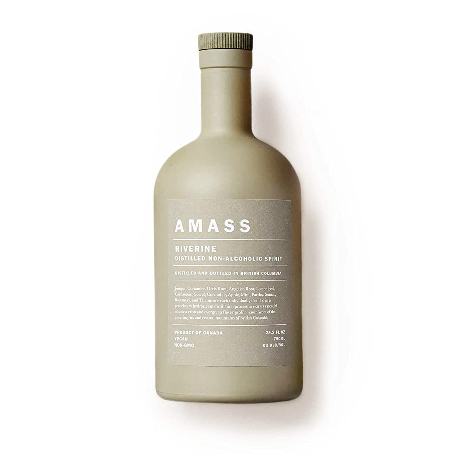 AMASS Riverine Distilled Non-Alcoholic Spirit, 750ml | Amazon (US)