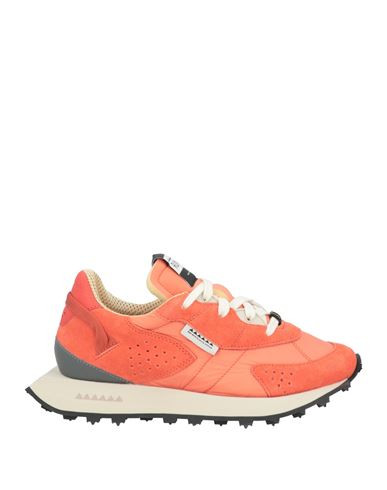 Run Of Woman Sneakers Orange Size 6 Leather, Textile fibers | YOOX (US)