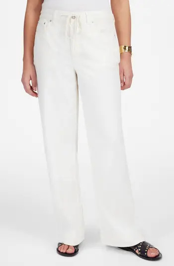 Madewell Drawstring Waist Low Slung Baggy Jeans | Nordstrom | Nordstrom
