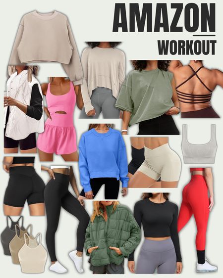 Amazon Fitness Workout Activewear 

#LTKtravel #LTKfitness #LTKfindsunder50