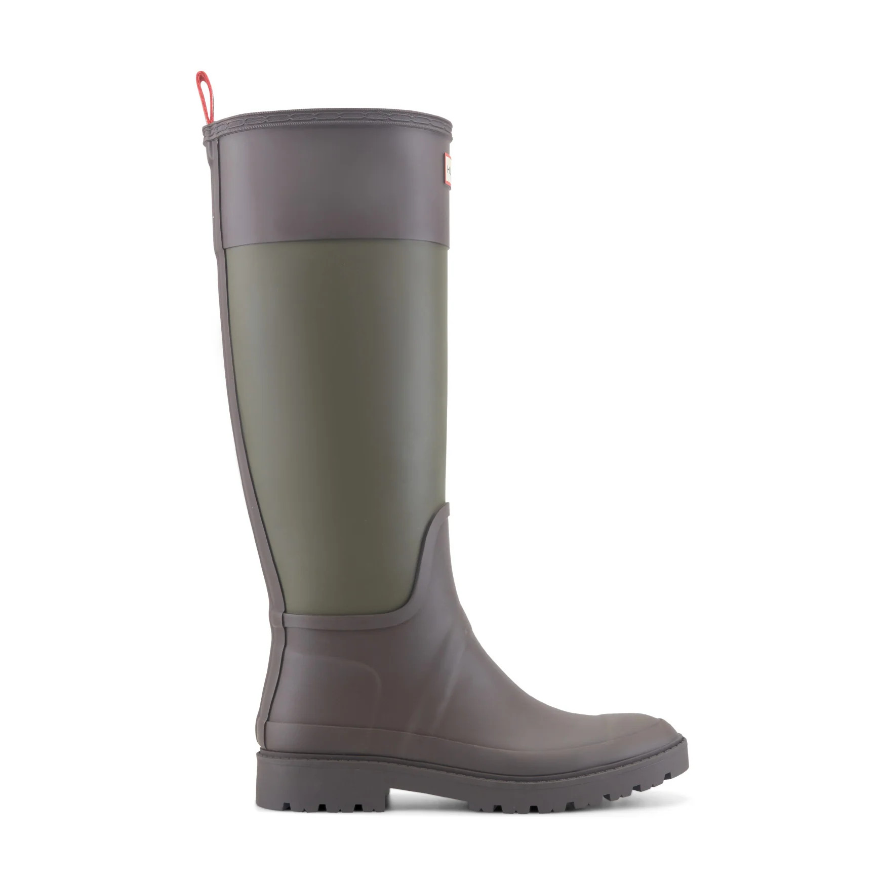Women's Nissa Waterproof Tall Riding Boots - Dark Green/Brown | Hunter Boots | Hunter Boots