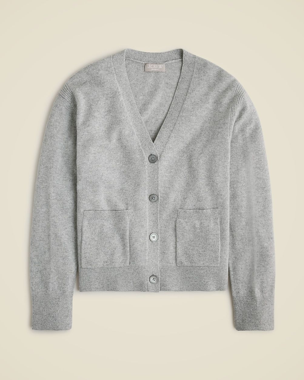 Cashmere patch-pocket cardigan sweater | J. Crew US