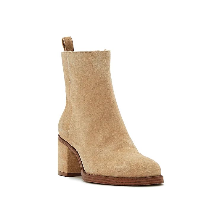 Vince Camuto Zeorsh Bootie | Women's | Tan Suede | Size 6.5 | Boots | Block | Bootie | DSW