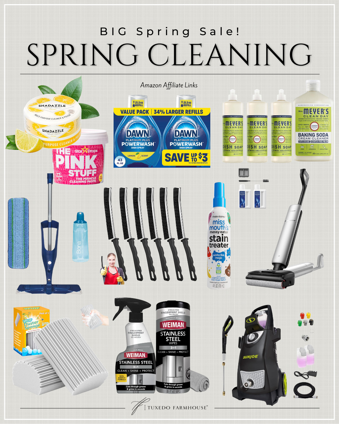 Spring cleaning, but make it easy ✨

The Amazon Big Spring Sale is the best time to stock up on all my go-to cleaning favorites—from everyday essentials to those deep-clean must-haves that actually make a difference.

Sharing everything I use (and love!) to get the house feeling fresh for the season 🤍 #LTKhome #LTKsale #LTKspring 

 #LTKSeasonal #LTKHome #LTKSaleAlert