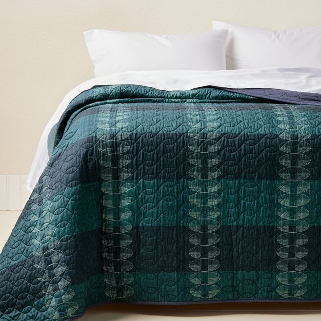 Printed Quilt Teal - Opalhouse™ designed with Jungalow™ | Target