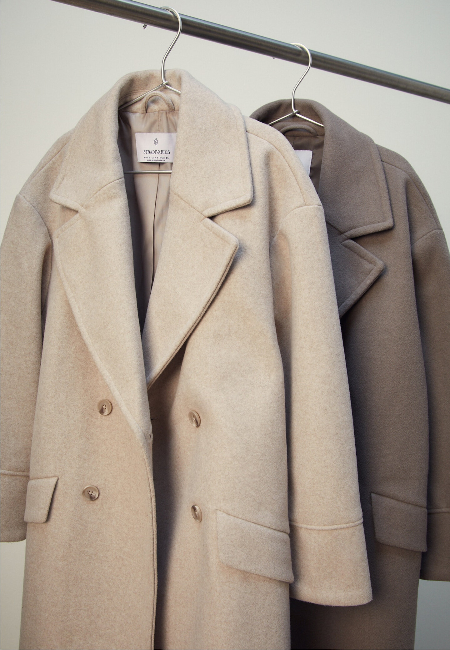 Oversize soft-touch coat - Women's See all | Stradivarius United Kingdom | Stradivarius (UK)