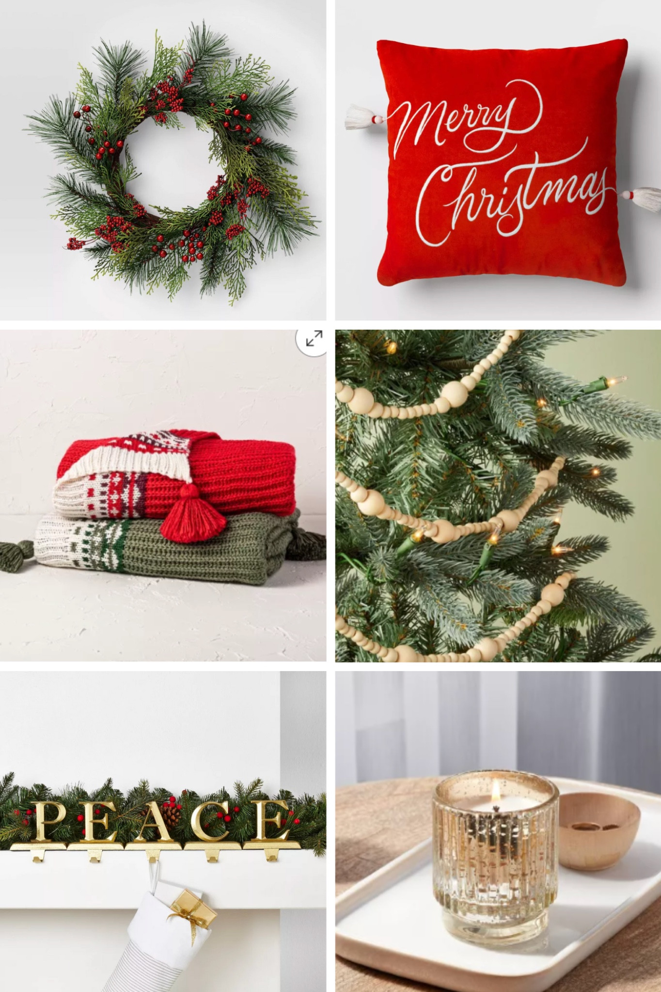 Christmas decor from Target 

#LTKhome #LTKSeasonal #LTKHoliday