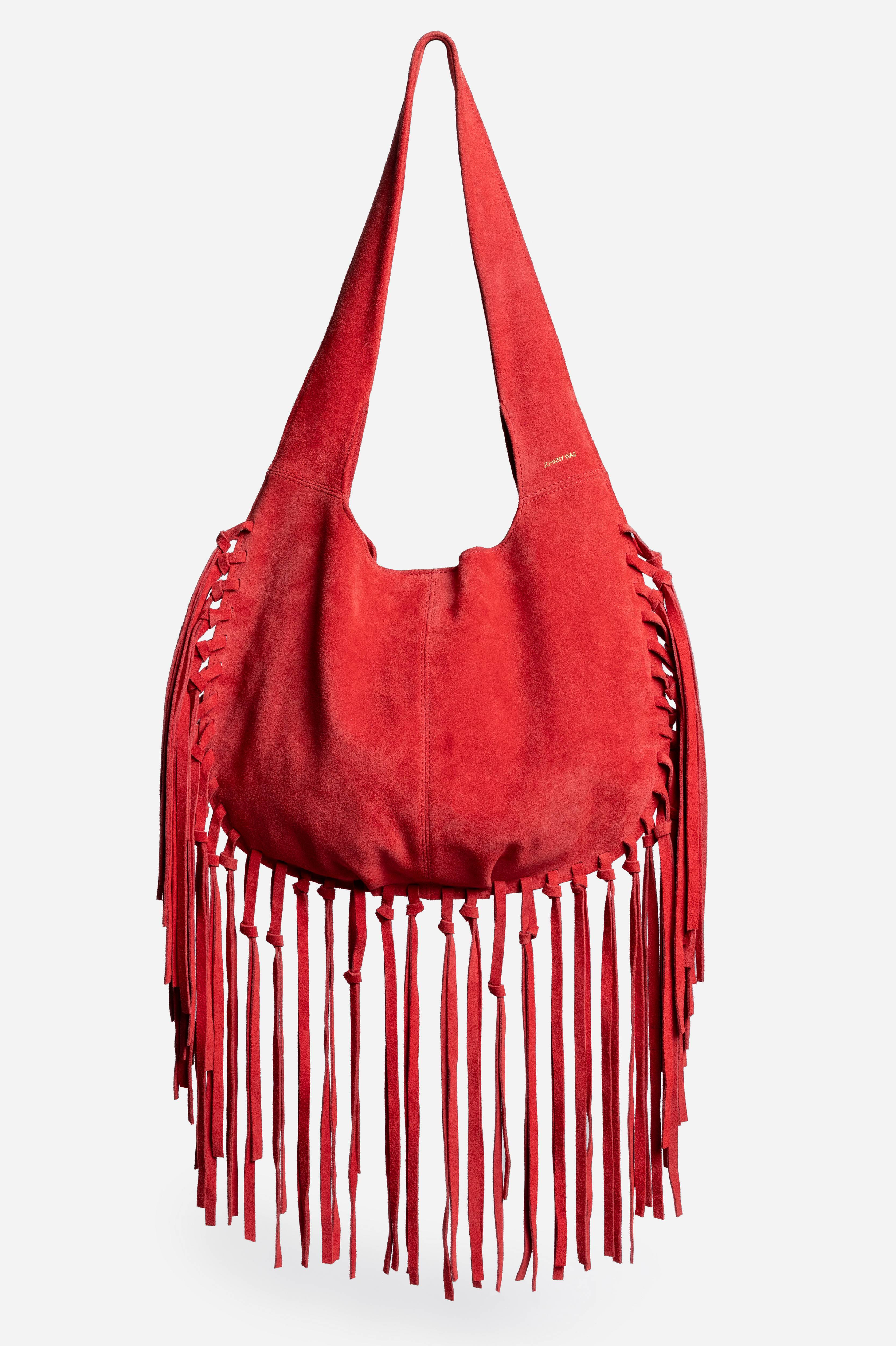 WESTERN ITALIAN SUEDE FRINGE BAG
                                
                               ... | Johnny Was