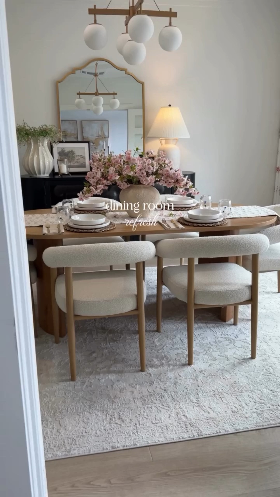 Use my code KCS10 to get 10% off on table and chairs at @popmaison

POV: You finally gave your dining room the refresh you’ve been dreaming about ✨

A few thoughtful updates, a little styling, and now it’s my favorite room in the house. 🤍

#LTKHome