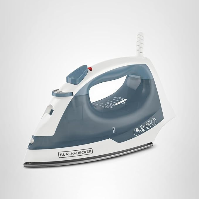 BLACK+DECKER Easy Steam Compact Iron for Clothes, Automatic Shutoff, Nonstick Plate, Light Weight... | Amazon (US)