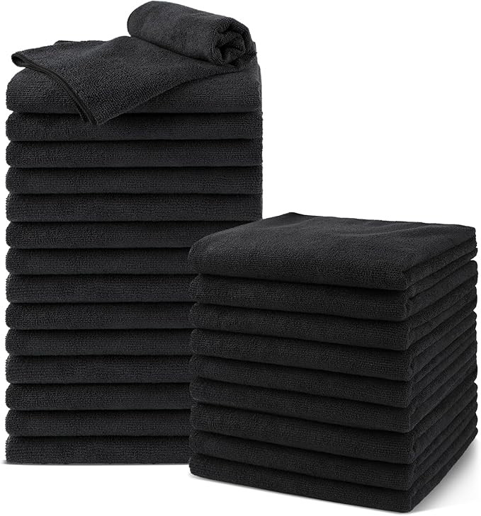 Salon Towels 24 Pack, Microfiber Barber Towels Bulk, (16x29 inches) Hair-Drying Cloth Super Soft ... | Amazon (US)