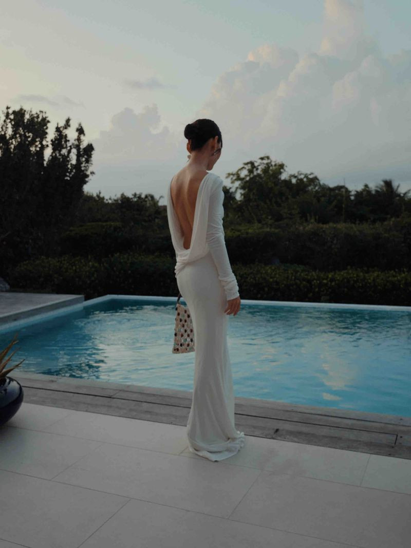 White backless dress Rat and Boa 

 