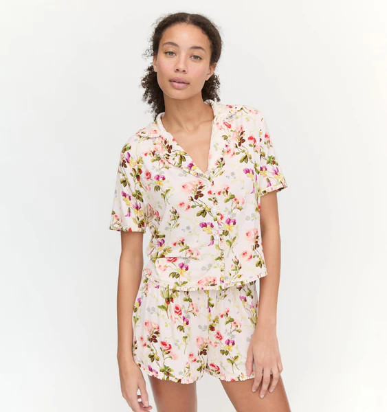 The Paige Pajama Set - Pink Bluebonnet | Hill House Home US