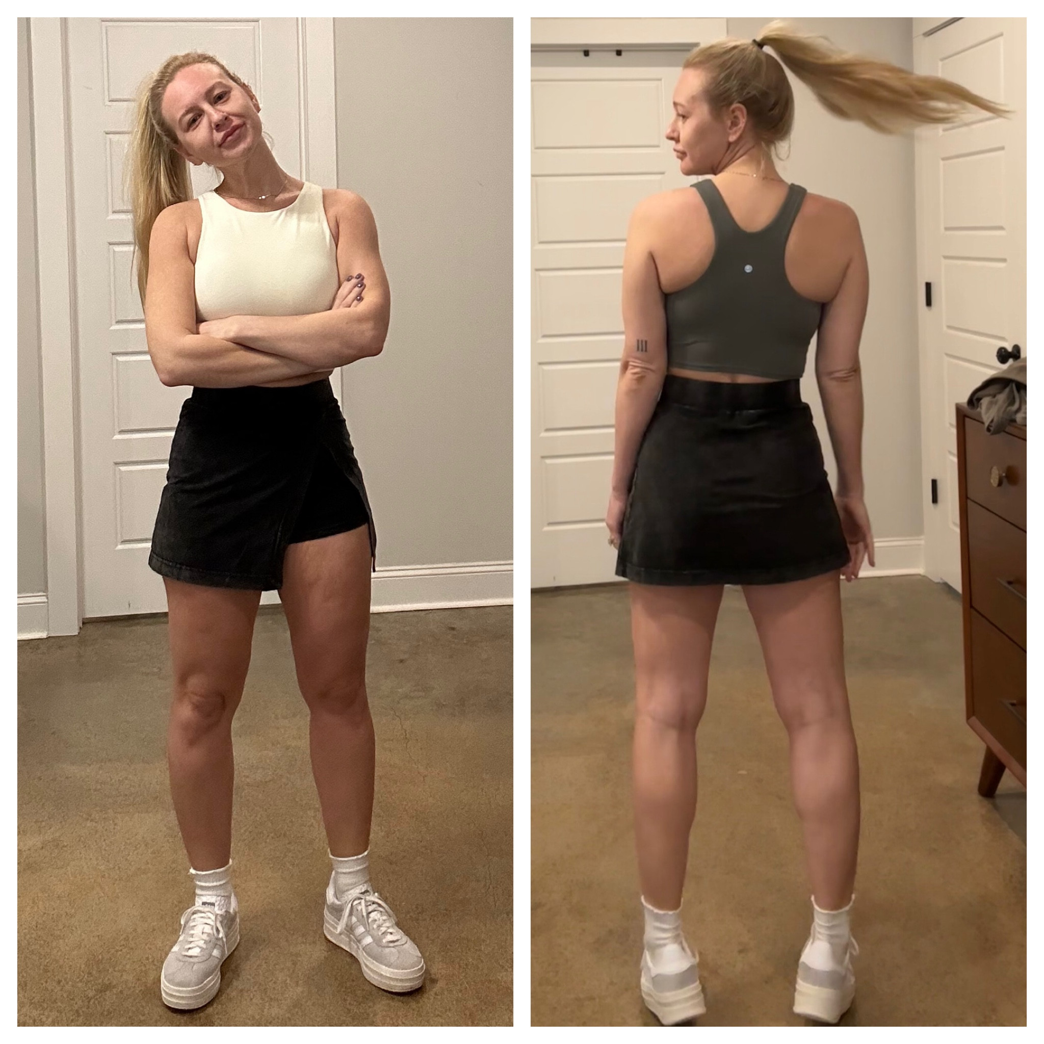 lulu🍋 top dupe + the cutest amazon skort

#LTKActive #LTKFindsUnder50 #LTKFitness