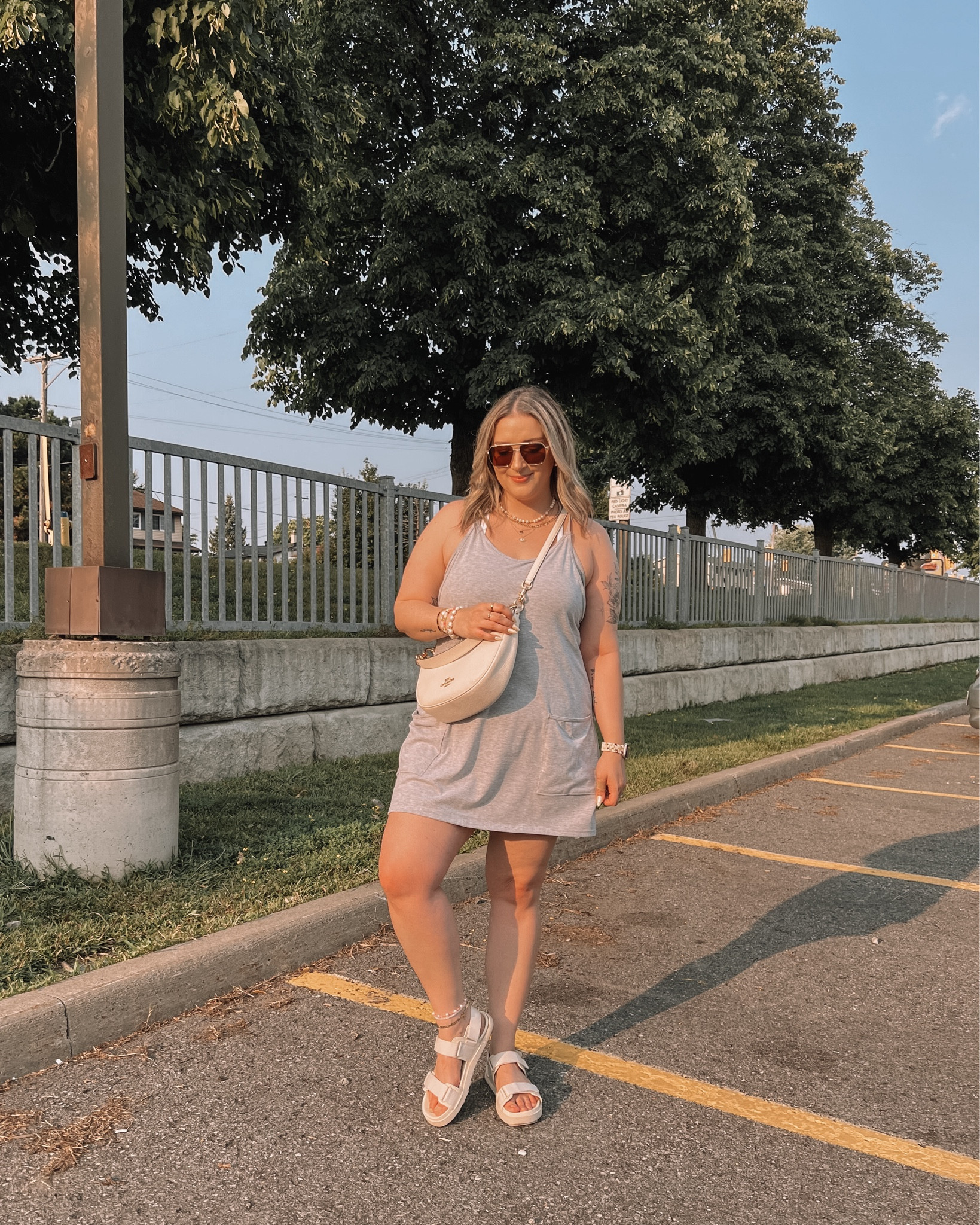 Comment SHOP below to receive a DM with the link to shop this post on my LTK ⬇ https://liketk.it/4NZpI

Comfy outfit for a hot summer day
Amazon mini dress with built in romper (TTS, L), Coach crossbody bag, Velcro dad sandals (TTS)


#LTKcanada #LTKmidsize #LTKsummer