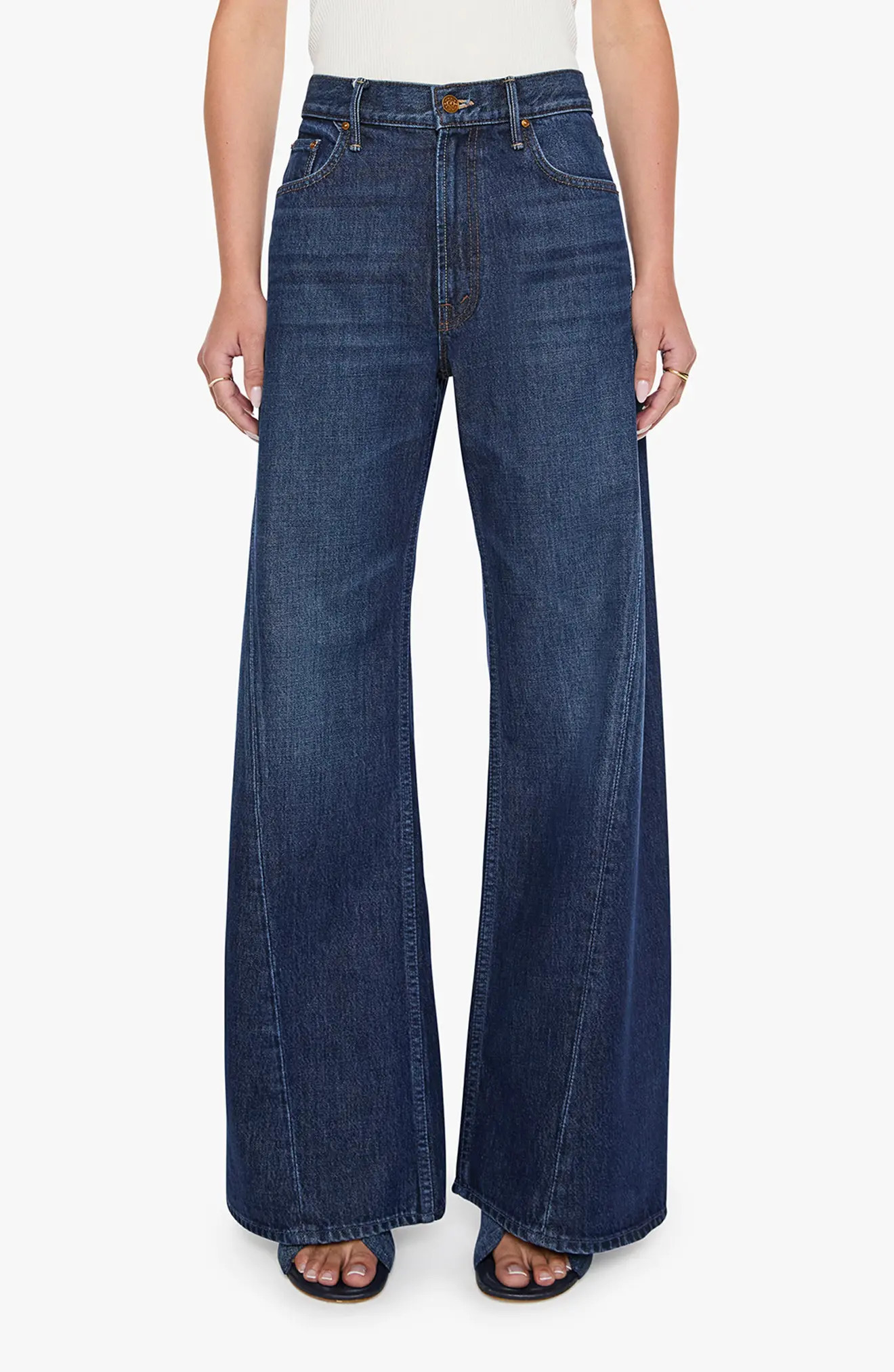 The Lemon Twist Sneak High Waist Wide Leg Jeans | Nordstrom
