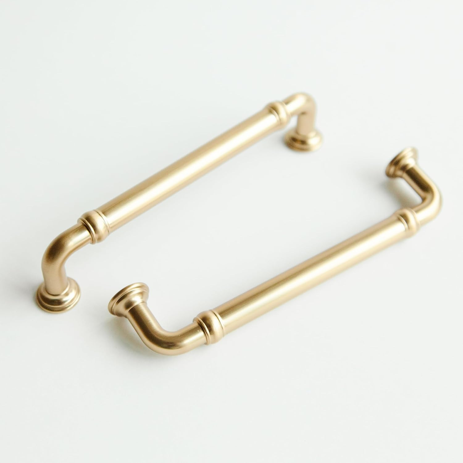 2 Pack Brass 5 inch (128mm) Gold Cabinet Handles for Kitchen & Dresser Drawers | Amazon (US)