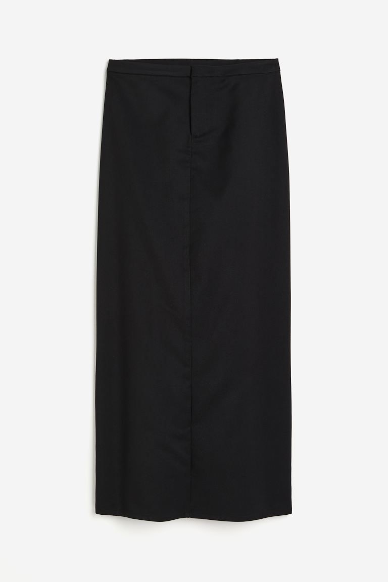 Dressy Twill Maxi Skirt | H&M (US + CA)