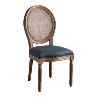 OSP Home Furnishings Stella Oval Azure Blue Fabric Back Chair STE-K14 - The Home Depot | The Home Depot