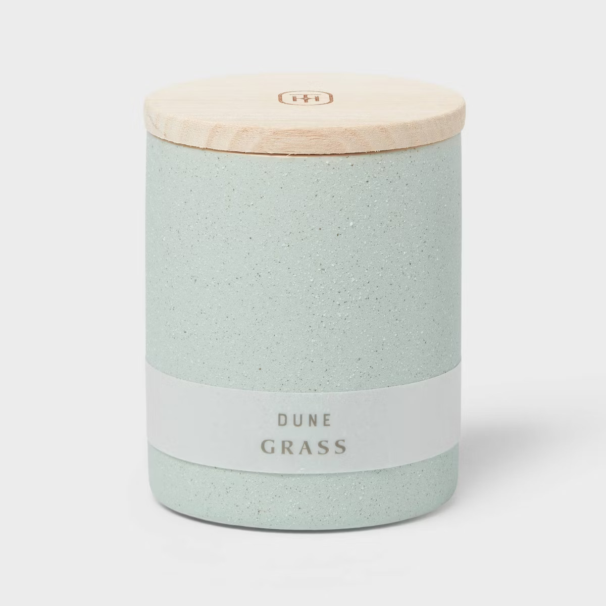 Matte Textured 6.4oz Ceramic Candle with Wooden Wick Dune Grass - Threshold™ | Target