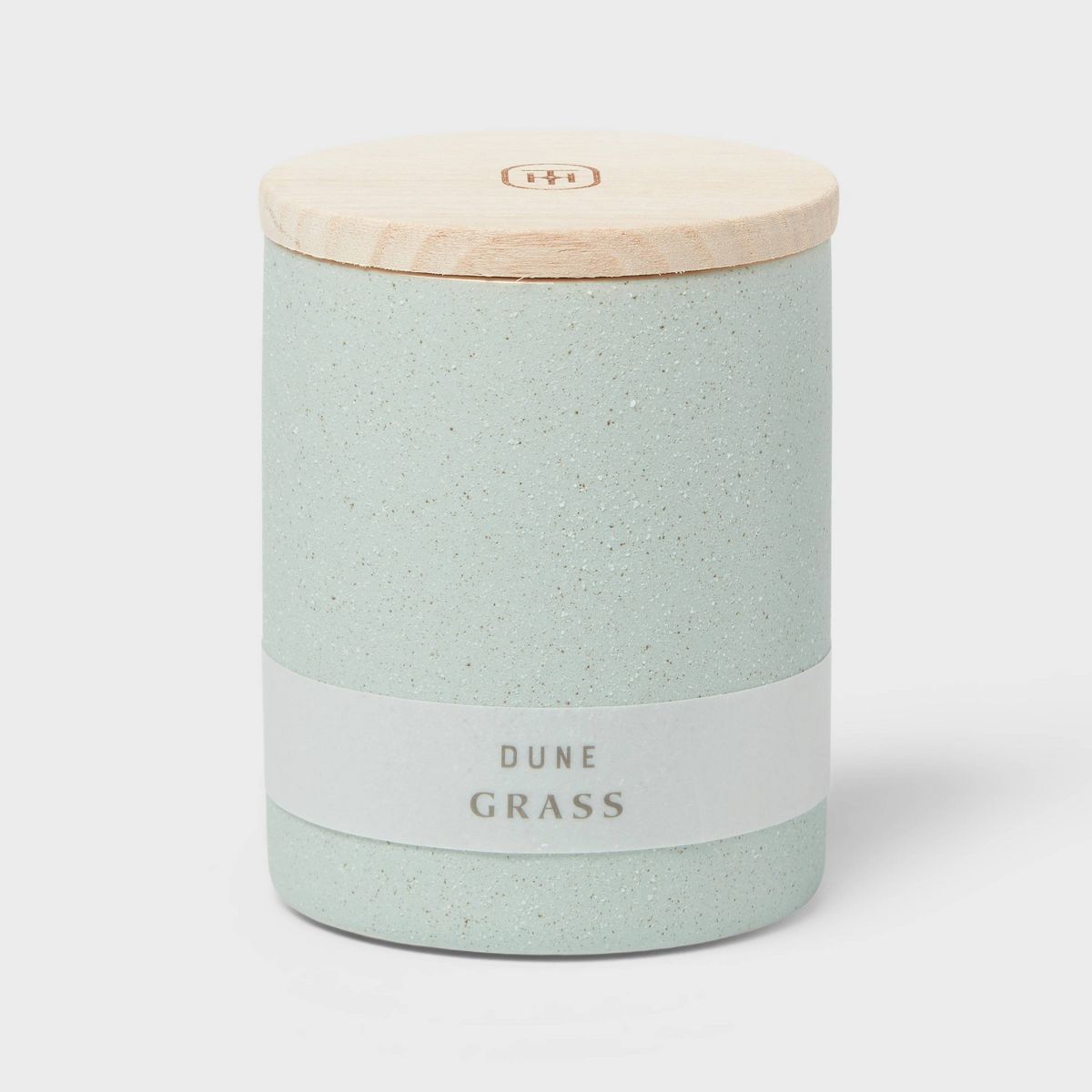 Matte Textured 6.4oz Ceramic Candle with Wooden Wick Dune Grass - Threshold™ | Target