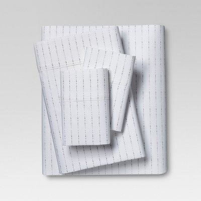 Organic Cotton Printed Sheet Set 300 Thread Count - Threshold™ | Target
